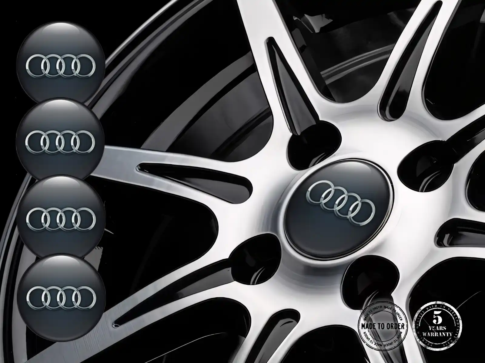 Audi Gewölbte Sticker Limitiert Cosmic Drift Spectrum